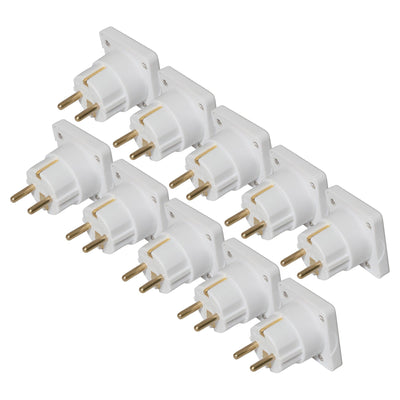 Maplin UK to European Travel Adapter Pack of 10