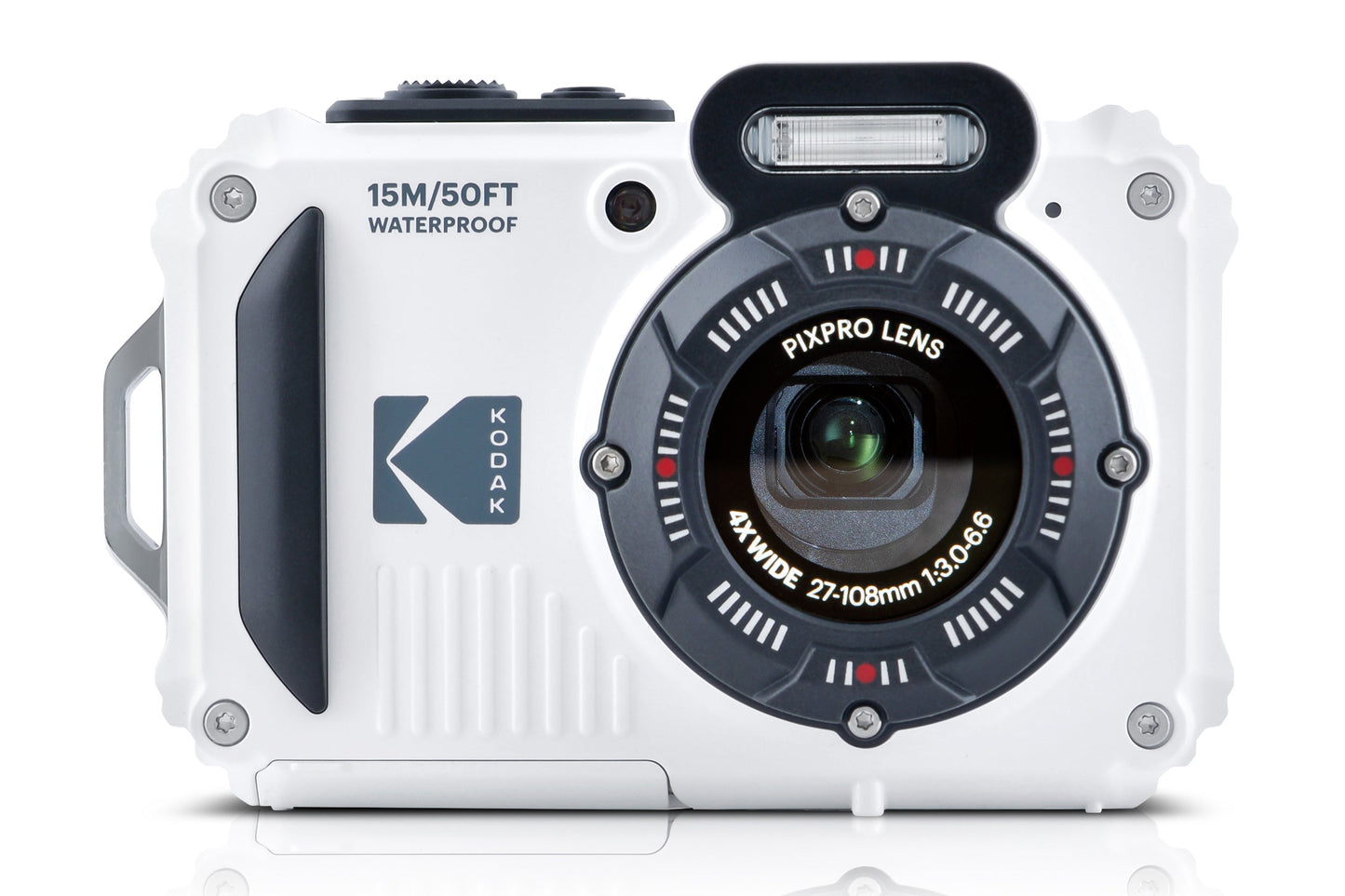 Kodak PIXPRO WPZ2 Waterproof 16MP 4x Zoom Tough Compact Camera - White - maplin.co.uk