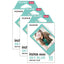 Fujifilm Instax Mini Border Instant Photo Film - Sky Blue Pack of 30