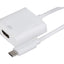 Nikkai USB-C to HDMI V3.1 Adapter (Supports 4K Ultra HD @30Hz) - White, 0.12m - maplin.co.uk