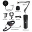 Maono USB Condenser Cardioid Microphone with Boom Arm and Headphones - maplin.co.uk
