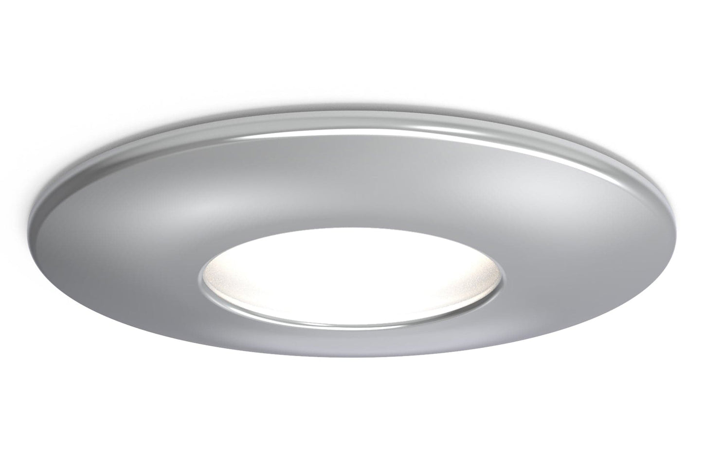 4lite IP65 GU10 Fire-Rated Downlight - Chrome - maplin.co.uk